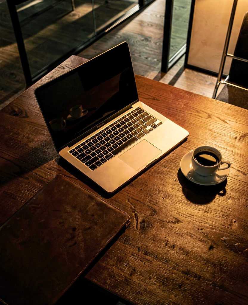 Professional workplace setting for HCM software